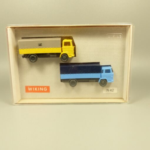 Wiking 1:160 N 42 Mercedes 1317 + Magirus 100 D7 Pritschen LKW in OVP EX6134