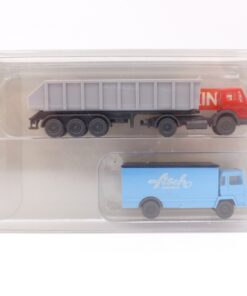 Wiking 1:160 N 90948 Mercedes Hinterkipper-Sattelzug mit Zugabe in OVP EX8229
