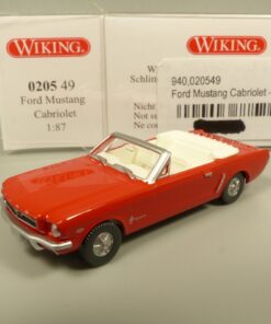 Wiking 1:87 020549 Ford Mustang Cabriolet rot in OVP EX7479