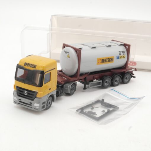 Wiking 1:87 053602 MB Actors Tankcontainersattelzug Bertschi in OVP RR3299