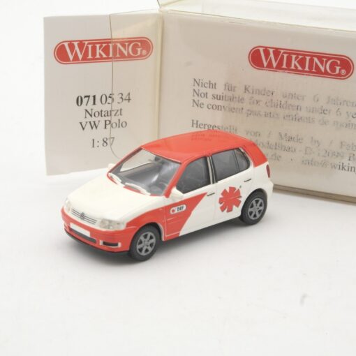 Wiking 1:87 0710534 VW Polo Notarzt in OVP QR7256