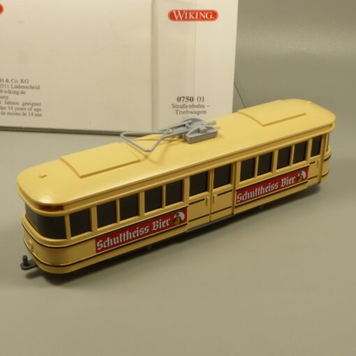 Wiking 1:87 075001 Straßenbahn Triebwagen Schultheiss Bier in OVP EX7126 – Bild 3
