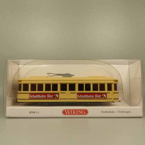 Wiking 1:87 075001 Straßenbahn Triebwagen Schultheiss Bier in OVP EX7126 – Bild 4