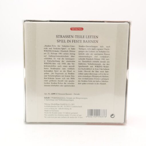 Wiking 1:87 1199 02 Straßen Bausatz gerade neuwertig in OVP QR8604 – Bild 4
