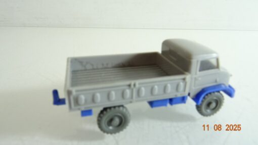 Wiking 1:87 483/3c MB Unimog Pritsche grau blau RR2683 o. – Bild 3
