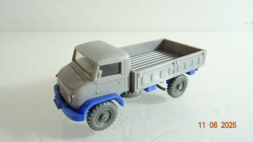 Wiking 1:87 483/3c MB Unimog Pritsche grau blau RR2683 o.