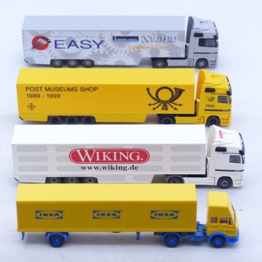 Wiking 1:87 4er-Pack Mercedes Sattelzug Modelle in Tüte siehe Bilder o. EX6978 – Bild 3