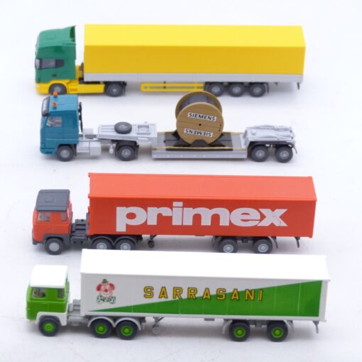 Wiking 1:87 4er-Pack Scania Sattelzug Modelle in Tüte siehe Bilder o. EX6979