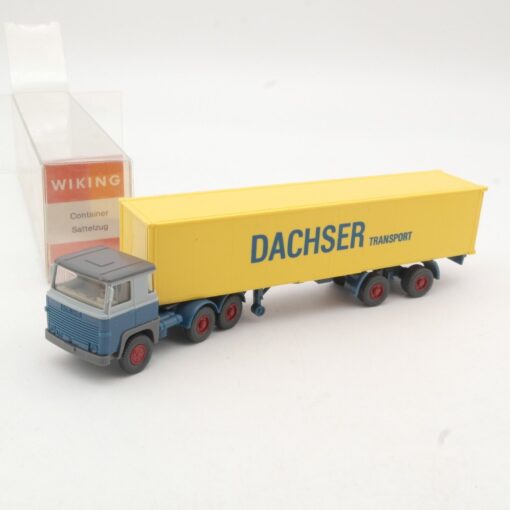 Wiking 1:87 520 Scania 111 Container Sattelzug Dachser Transport in OVP RR179