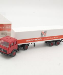 Wiking 1:87 545 MB 1619 Sattelzug mit Kofferaufbau Regent Möbe in OVP RR1133