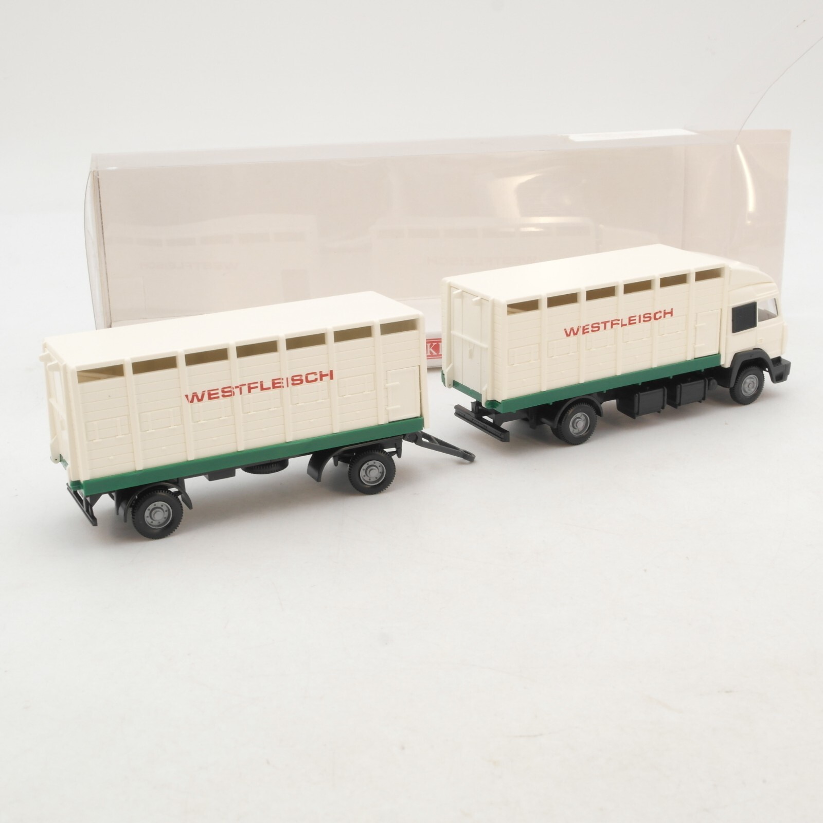Wiking 1:87 5650131 Iveco Viehtransporter Westfleisch in OVP RG7721 – Bild 3