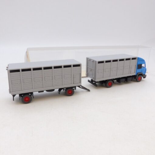 Wiking 1:87 56527 Iveco Hängerzug Viehtransporter in OVP RG4061 – Bild 3