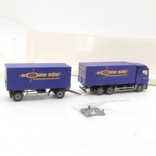 Wiking 1:87 5710744 Mercedes Actros Hängerzug Nord-Süd in OVP RR3362