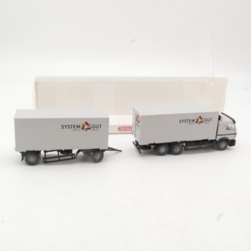 Wiking 1:87 573 04 35 MB SK Wechselkofferlastzug System Gut in OVP RR2905 – Bild 3