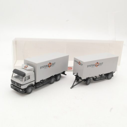 Wiking 1:87 573 04 35 MB SK Wechselkofferlastzug System Gut in OVP RR2905