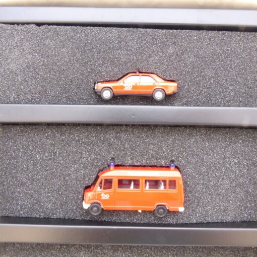 Wiking 1:87 6840640600 Set mit 5 Mercedes Fahrzeugen der Feuerwehr in OVP EX4123 – Bild 4