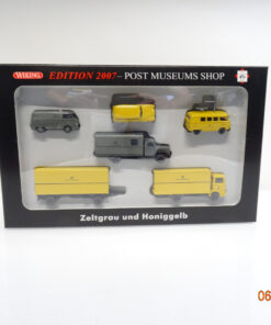 Wiking 1:87 H0 80-12 Set Post Zeltgrau und Honiggelb in OVP TF1033