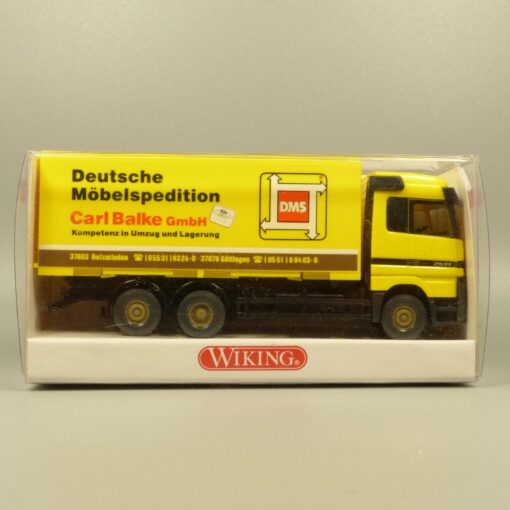 Wiking 1:87 MB Actros Koffer-LKW Carl Balke DMS in OVP EX7162 – Bild 4