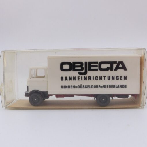 Wiking 1:87 Nr.: 18434 Mercedes LP 809 Koffer-LKW OBJECTA, in OVP EX2849