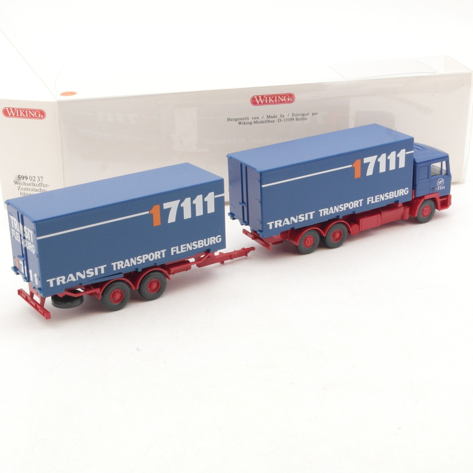 Wiking 1:87 Nr.: 5990237 MAN Hängerzug TTF 17111, in OVP RA8046 – Bild 3