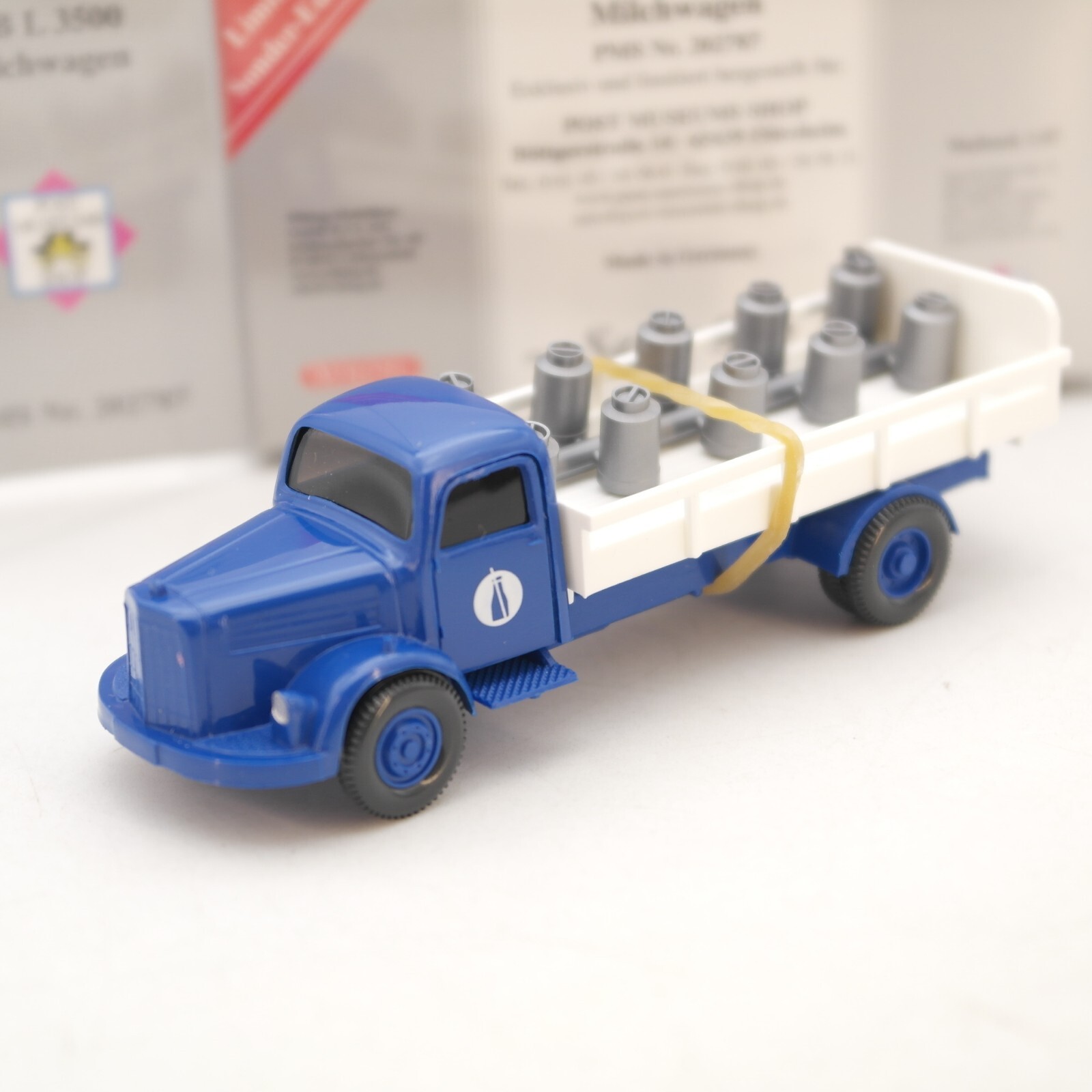 Wiking 1:87 PMS 202787 MB L 3500 Milchwagen neuwertig in OVP RG8269