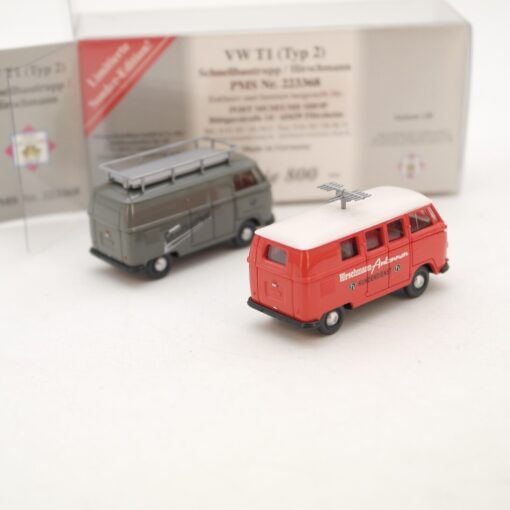 Wiking 1:87 PMS 223368 Set VW T1 Schnellbautrupp Hirschmann in OVP RG8267 – Bild 3