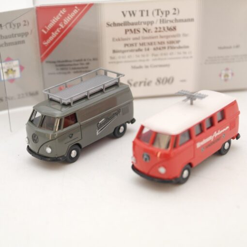 Wiking 1:87 PMS 223368 Set VW T1 Schnellbautrupp Hirschmann in OVP RG8267