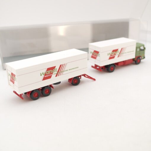 Wiking 1:87 PMS 250656 MAN Kofferlastzug Wandt neuwertig in OVP RG8245 – Bild 3