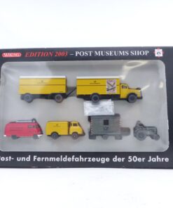 Wiking 1:87 PMS 80-07 Post- und Fernmeldefahrzeuge der 50er Jahre in OVP EX8515