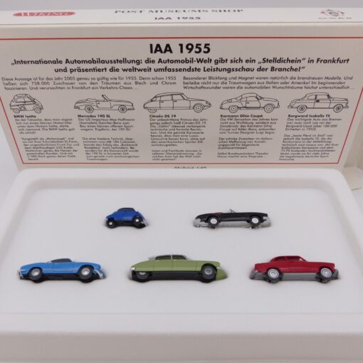 Wiking 1:87 PMS 81-29 IAA 1955 PKW Modelle im 5er-Set in OVP EX6461 – Bild 4