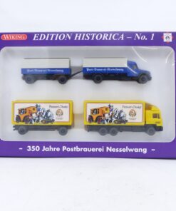 Wiking 1:87 PMS 82-10 2er-Set 350 Jahre Postbrauerei Nesselwang in OVP EX8501