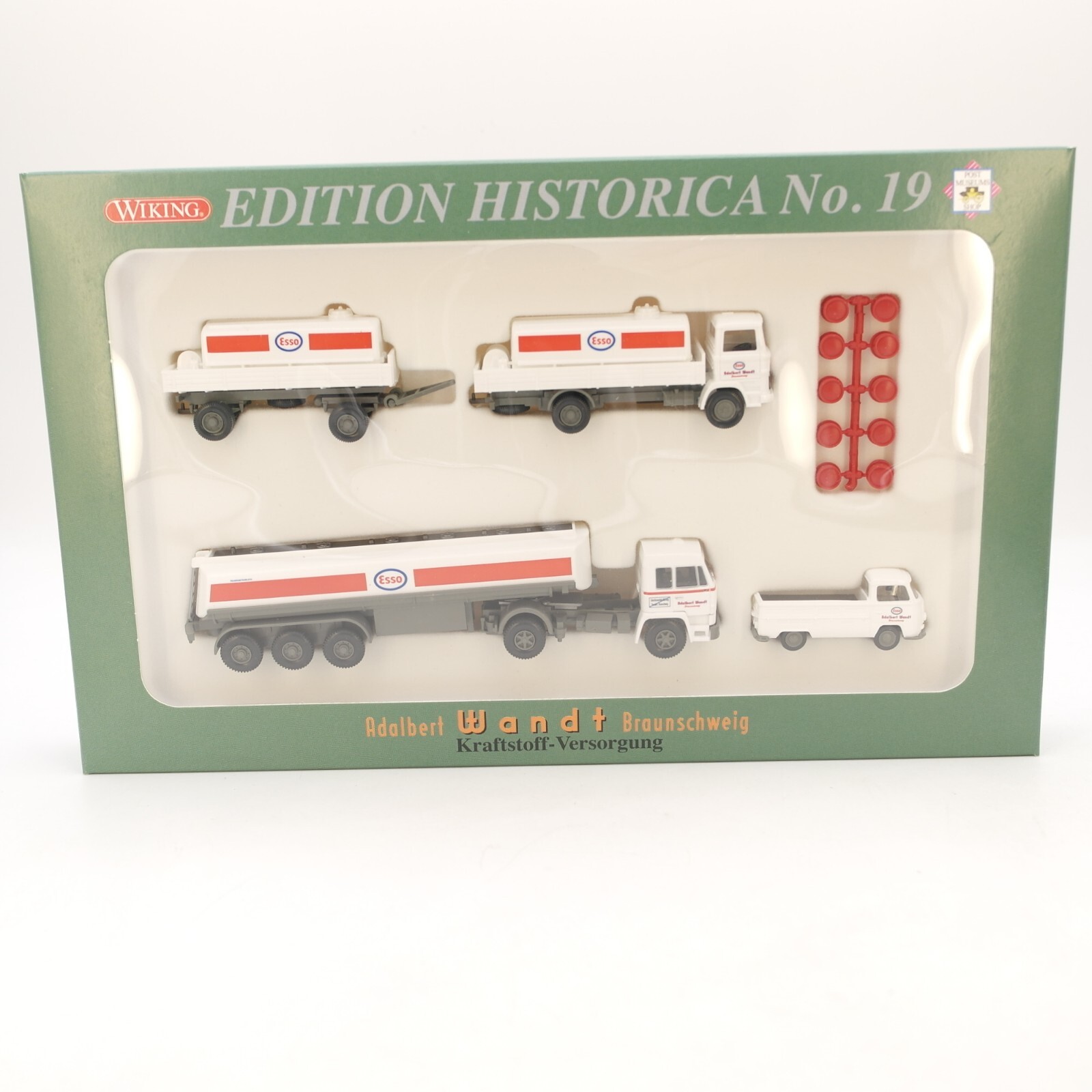 Wiking 1:87 PMS Set 173081 Edition Historica 19 Wandt Esso in OVP RG8321