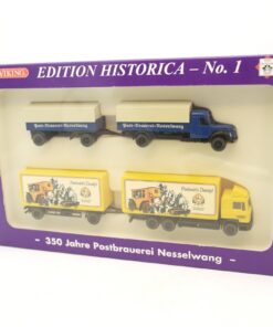 Wiking 1:87 PMS Set 82-10 Edition Historica No. 1, Postbrauerei in OVP RF4009