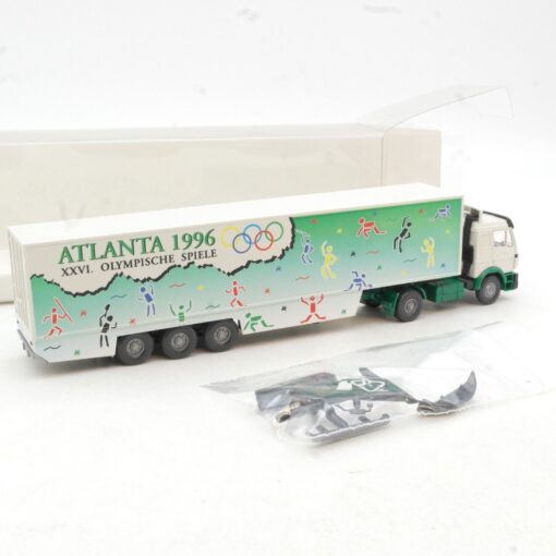 Wiking 1:87 Werbemodell MB Sattelzug Atlanta 1996 in OVP RG3234 – Bild 3