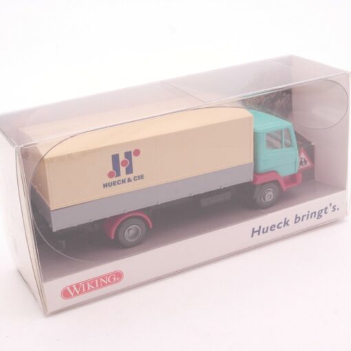 Wiking 1:87 Werbemodell Mercedes Benz LP 814 Hueck & Cie neuwertig in OVP RT6214 – Bild 3
