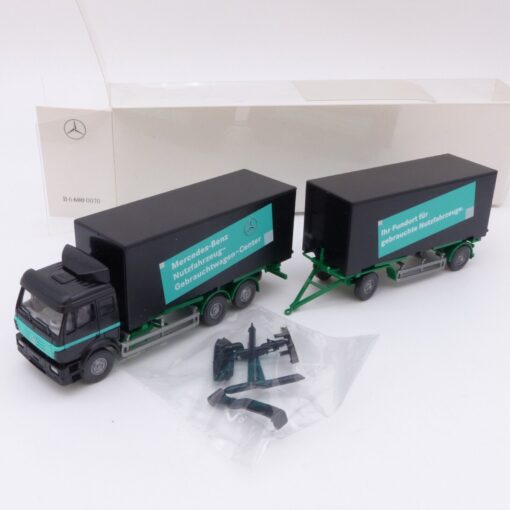 Wiking 1:87 Werbemodell Nr.: B66000070 Mercedes Benz SK Hängerzug, in OVP EX2816