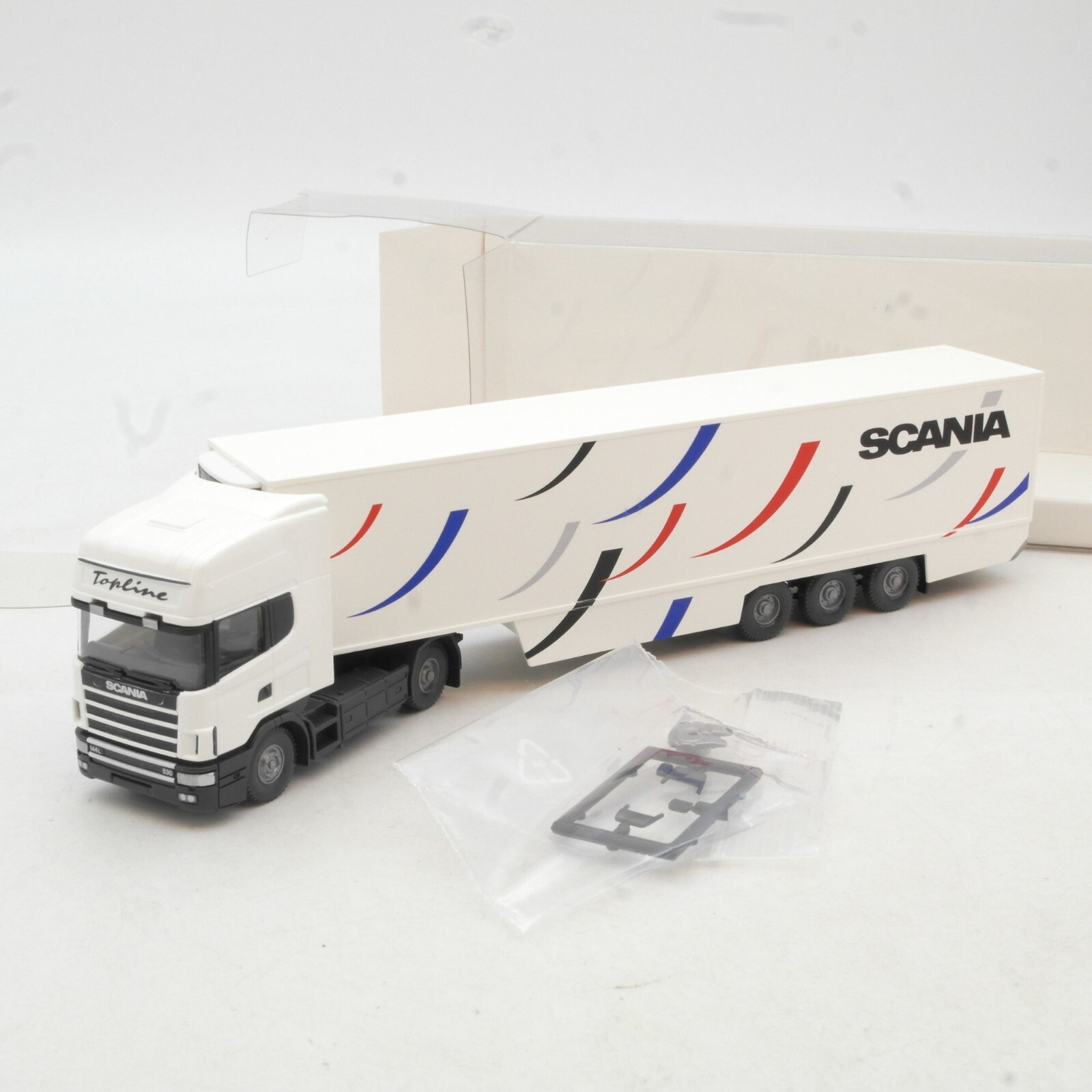 Wiking 1:87 Werbemodell Scania Topline Sattelzug Scania in OVP RG3233