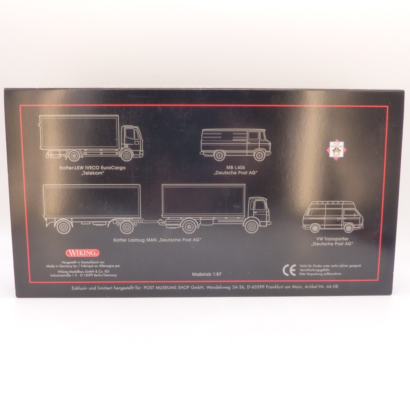 Wikink 1:87 PMS Set-Nr.: 66-08 Edition ´96 - 4 Fahrzeuge, in OVP EX257 – Bild 6