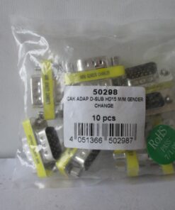 50298 Goobay CAK ADAP D-SUB HD15 M/M gender changer 15 pin 10 Stück m.OVP WZ396