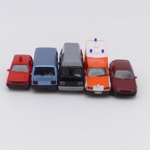 5er Pack 1:87 diverse Fahrzeugmodelle verschiedener Hersteller in Tüte o. EX4481 – Bild 4