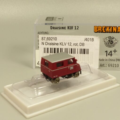 9Brekina 1:160 69210 N Draisine KLV 12 rot DB in OVP EX6239 – Bild 3