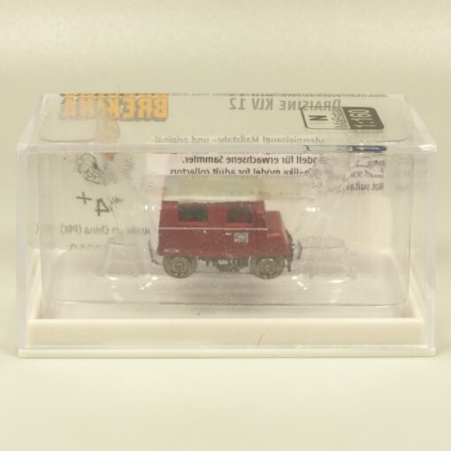 9Brekina 1:160 69210 N Draisine KLV 12 rot DB in OVP EX6239 – Bild 4