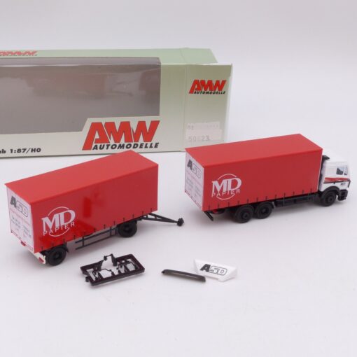 AMW / AWM 1:87 50623 Mercedes SK Hängerzug MD Papier in OVP EX6841 – Bild 3