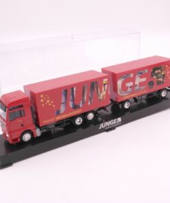 AWM 1:87 MAN TGA Hängerzug Junge in PC Box RT3643