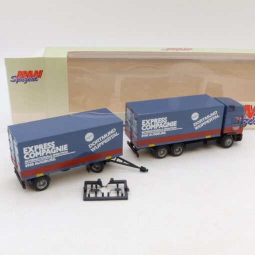 AWM / AMW 1:87 Nr.: 5522-1 MAN F90 Hängerzug Express Compagnie, in EVP EB7331 – Bild 3