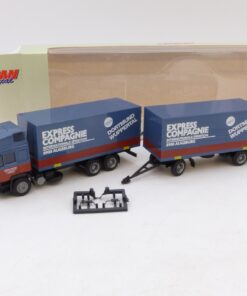 AWM / AMW 1:87 Nr.: 5522-1 MAN F90 Hängerzug Express Compagnie, in EVP EB7331