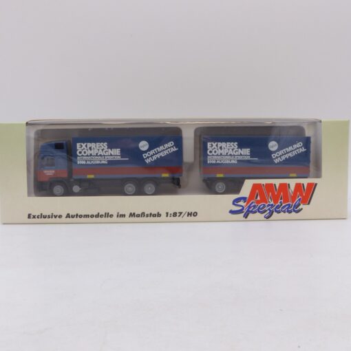 AWM / AMW 1:87 Nr.: 5522-1 MAN F90 Hängerzug Express Compagnie, in EVP EB7331 – Bild 4