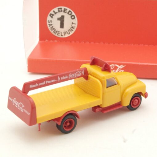 Albedo 1:87 400145 Hanomag L28 Getränkepritsche Coca Cola in OVP QR1965 – Bild 3