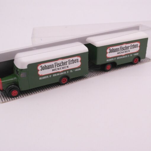 Albedo 1:87 MB Kofferhängerzug Johann Fischer Erben in OVP RT1698