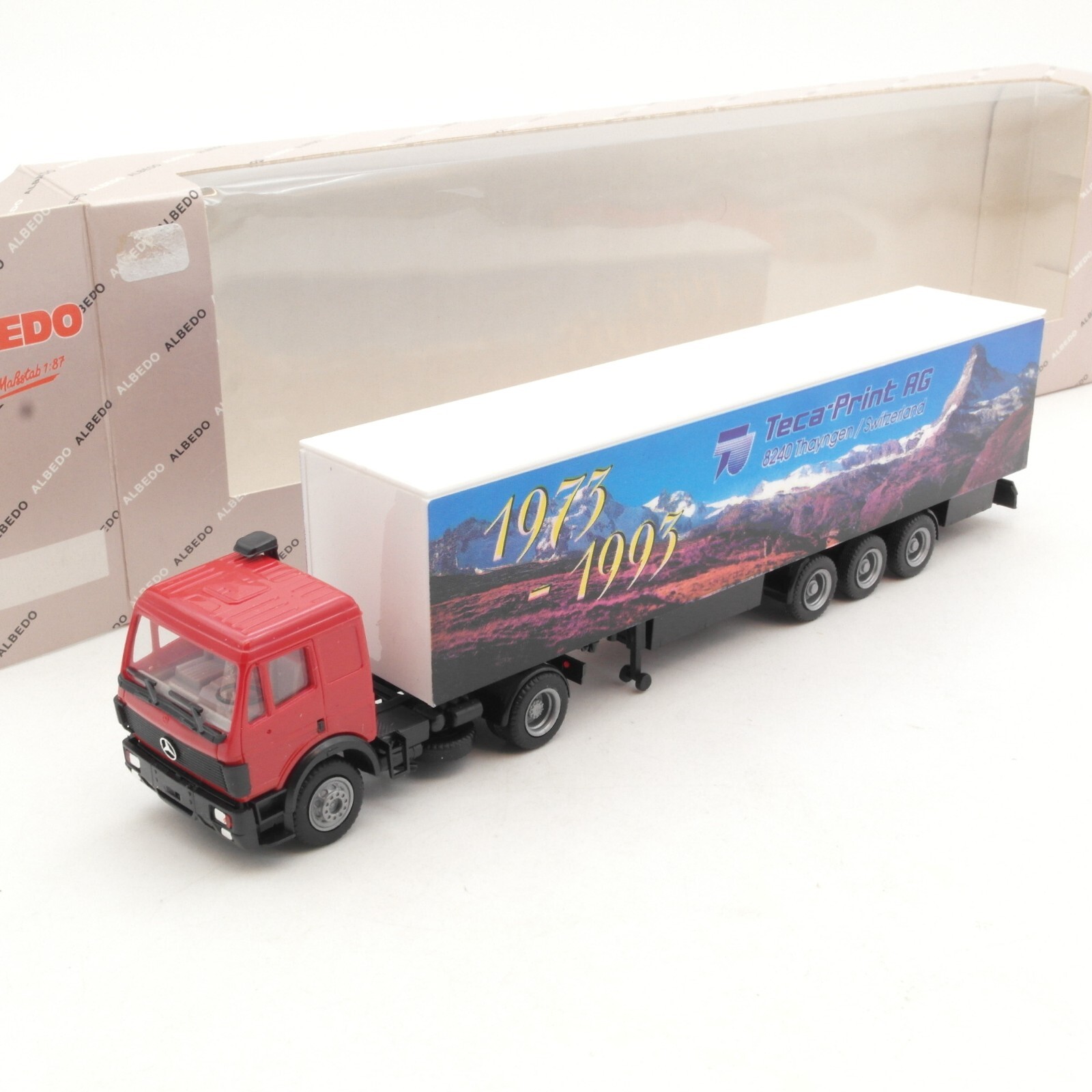 Albedo 1:87 MB Sattelzug 1973-1993 Teca Print AG in OVP RA8417